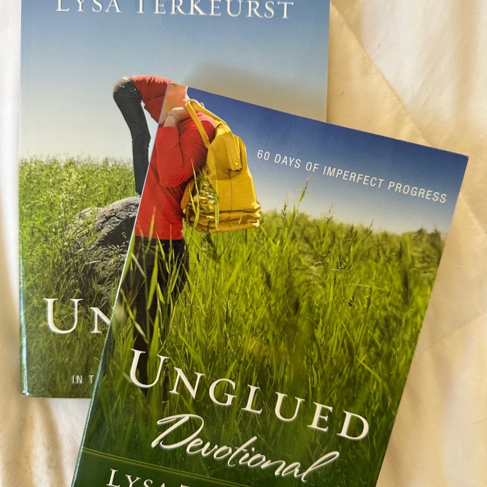 Unglued Book and Devotional Book by Lysa TerKeurst